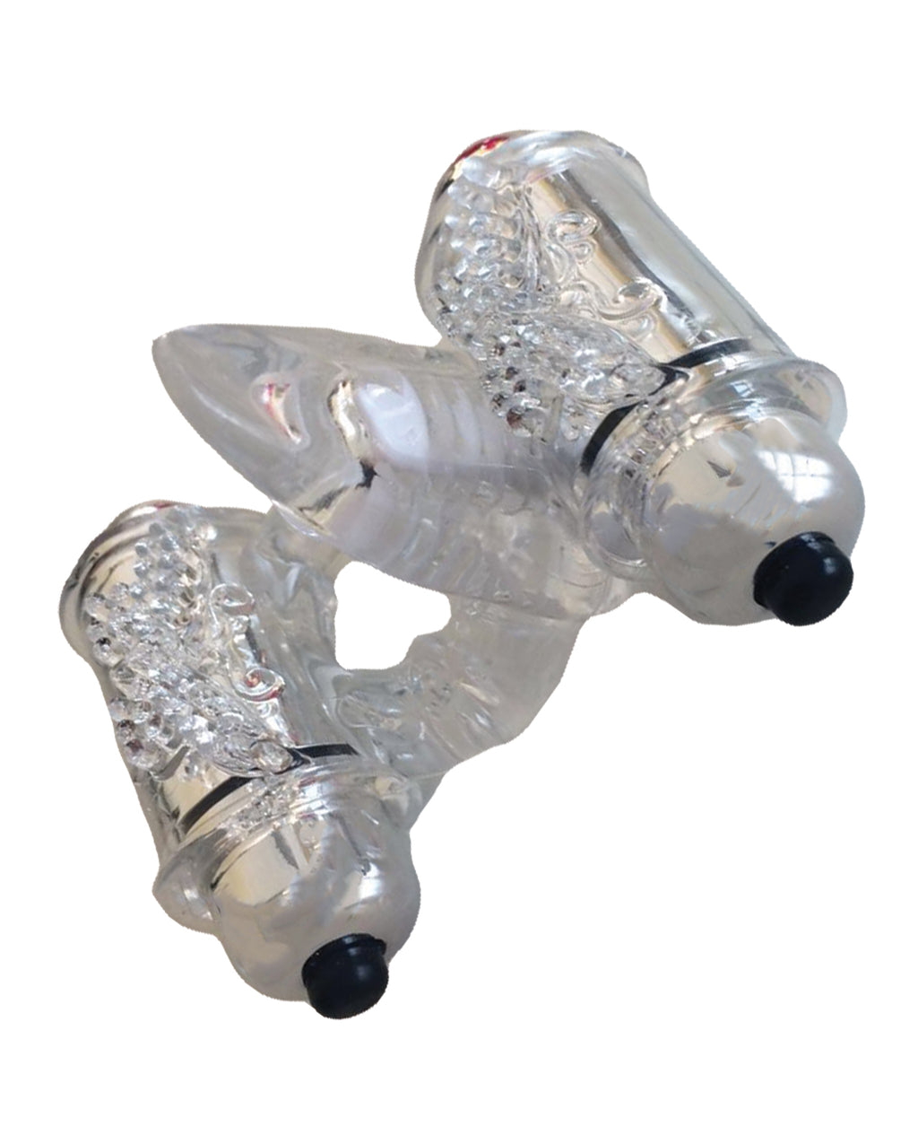 Wet Dreams Wet Dreams Double Down Vibrating Cockring w/Bullet - Image 2