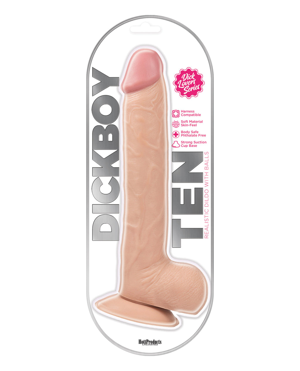 Dickboy Dick Boy 10" PVC Dildo - Image 2