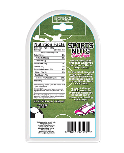 Hott Products Sports Nuts Cock Pop Soccer Balls - Caramel