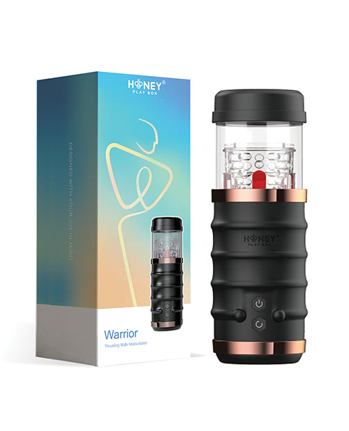 Honey Play Box Warrior Auto Thrusting Male Masturbator - Black - Image 4