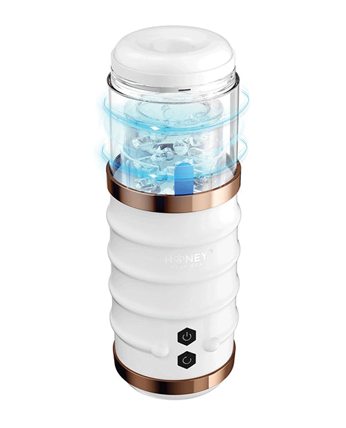 Honey Play Box Warrior Auto Thrusting Male Masturbator - White - Image 7