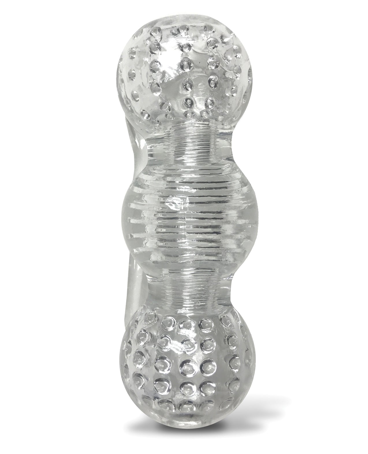 The 9s The 9's Clear Stroke Threeway Masturbator - Image 3