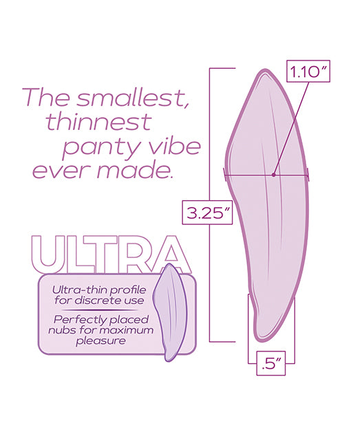 Panty Petite Heart Panty Vibe - Lavender