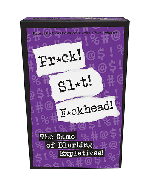 Pr*ck! Sl*t! F*ckhead! - The Game of Blurting Expletives
