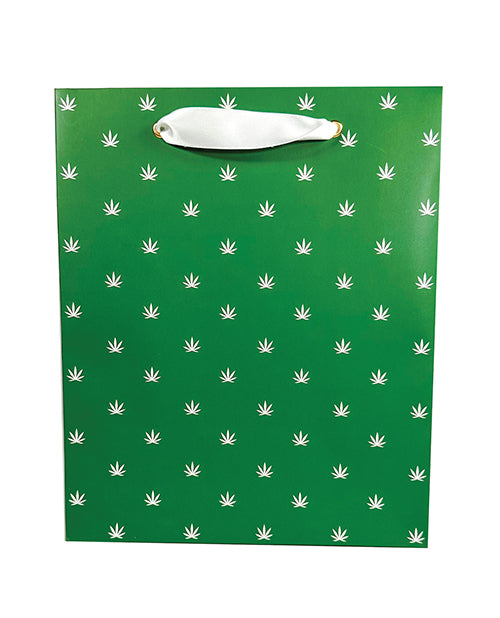 Kush Kards Polka Pot Gift Bag - Green/White