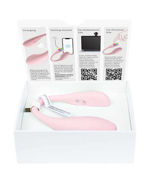 Kiiroo Spot Kiss Me Pink Couples Stimulator - Pink