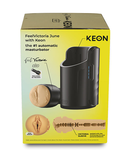 Kiiroo Keon Feel Stars Collection Stroker Combo Set - Victoria June