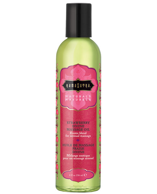 Kama Sutra Kama Sutra Naturals Massage Oil - Strawberry - Image 5