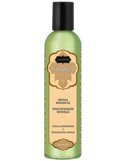 Kama Sutra Kama Sutra Naturals Massage Oil - 8 oz Vanilla Sandlewood - Image 3