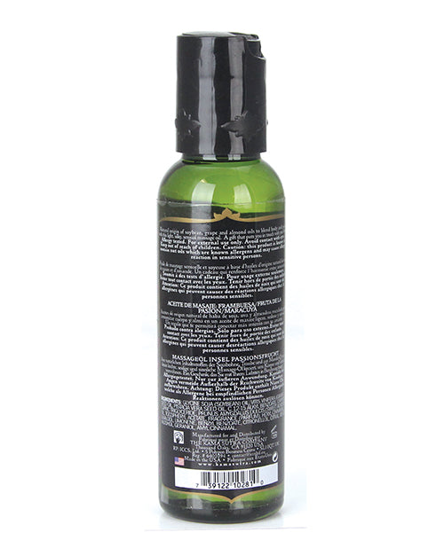 Kama Sutra Kama Sutra Naturals Massage Oil - 2 oz Island Passion Berry - Image 4