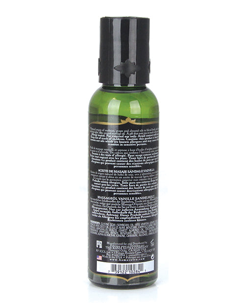 Kama Sutra Kama Sutra Naturals Massage Oil - 2 oz Vanilla Sandalwood - Image 2