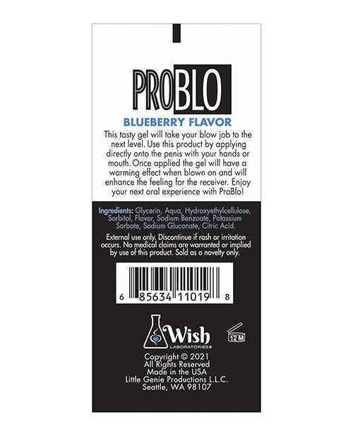 Pro Blo Pro Blo Oral Pleasure Gel - Bubble Gum - Image 6