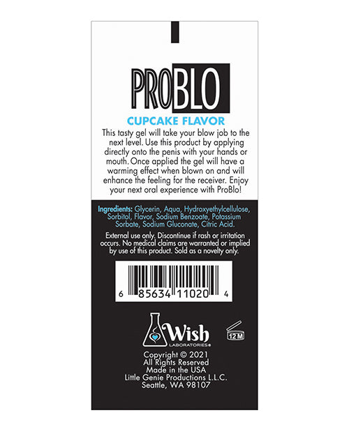 Pro Blo Pro Blo Oral Pleasure Gel - Cupcake - Image 8