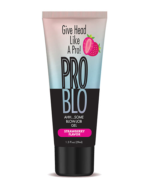 Pro Blo Pro Blo Oral Pleasure Gel - 1.5 oz Strawberry - Image 6