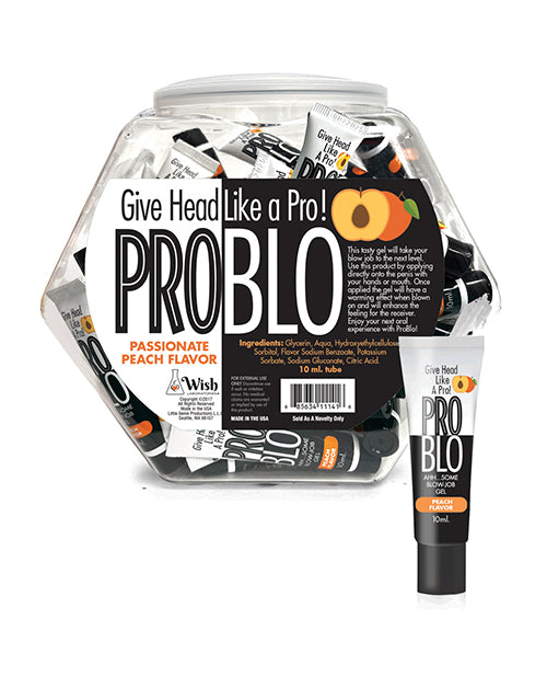 Pro Blo Pro Blo Oral Pleasure Gel - Peach - Image 2