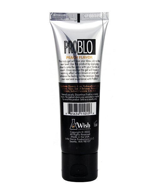 Pro Blo Pro Blo Oral Pleasure Gel - Peach - Image 3
