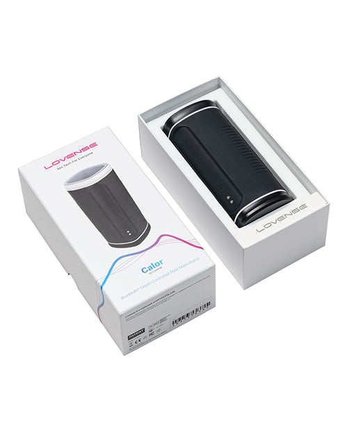 Lovense Lovense Calor Compact Heating Masturbator - Black - Image 4