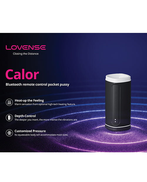 Lovense Lovense Calor Compact Heating Masturbator - Black - Image 12