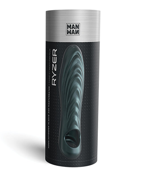 Manwan Manwan RYZER Penis Sleeve - Pine Gray - Image 5