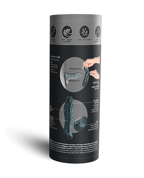 Manwan Manwan RYZER Penis Sleeve - Pine Gray - Image 6