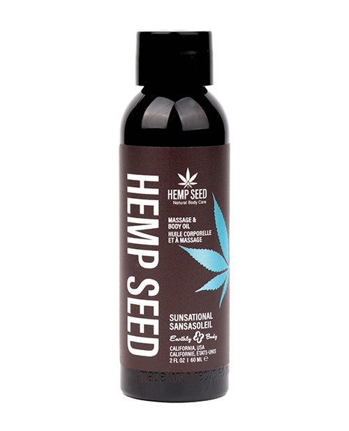 Earthly Body Massage & Body Oil - 2 oz Sunsational