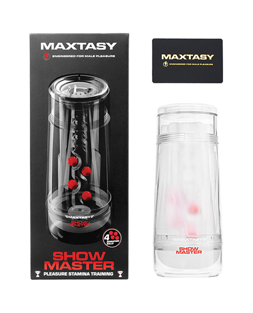 Maxtasy Maxtasy Show Master Non-Realistic Stroker - Clear - Image 5