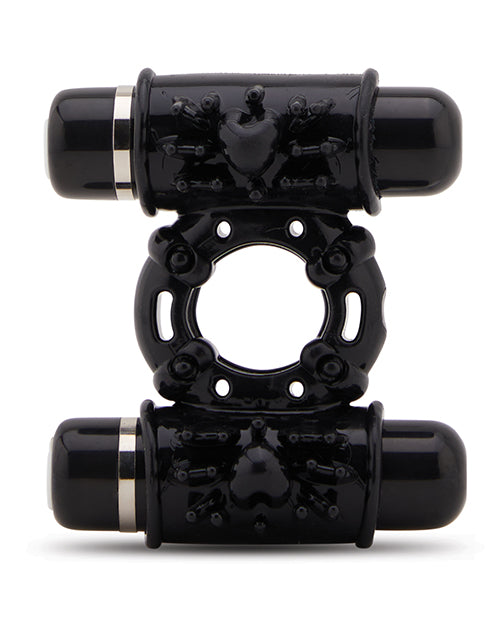 Nu Sensuelle Double Action Cockring 2x7 Function - Black