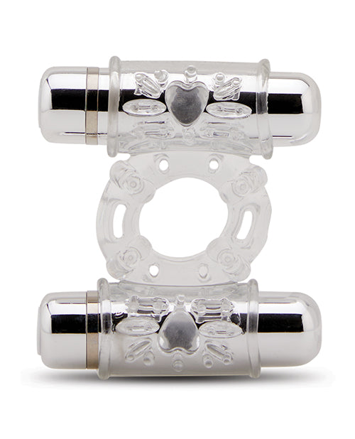 Nu Sensuelle Double Action Cockring 2x7 Function - Clear