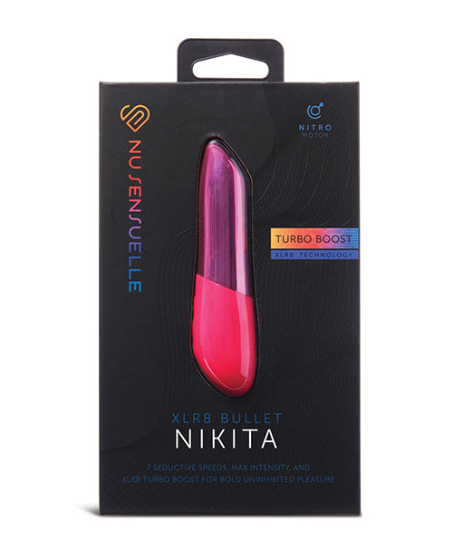 Nu Sensuelle Nu Sensuelle Nikita Bullet with Nitro Motor - Deep Pink