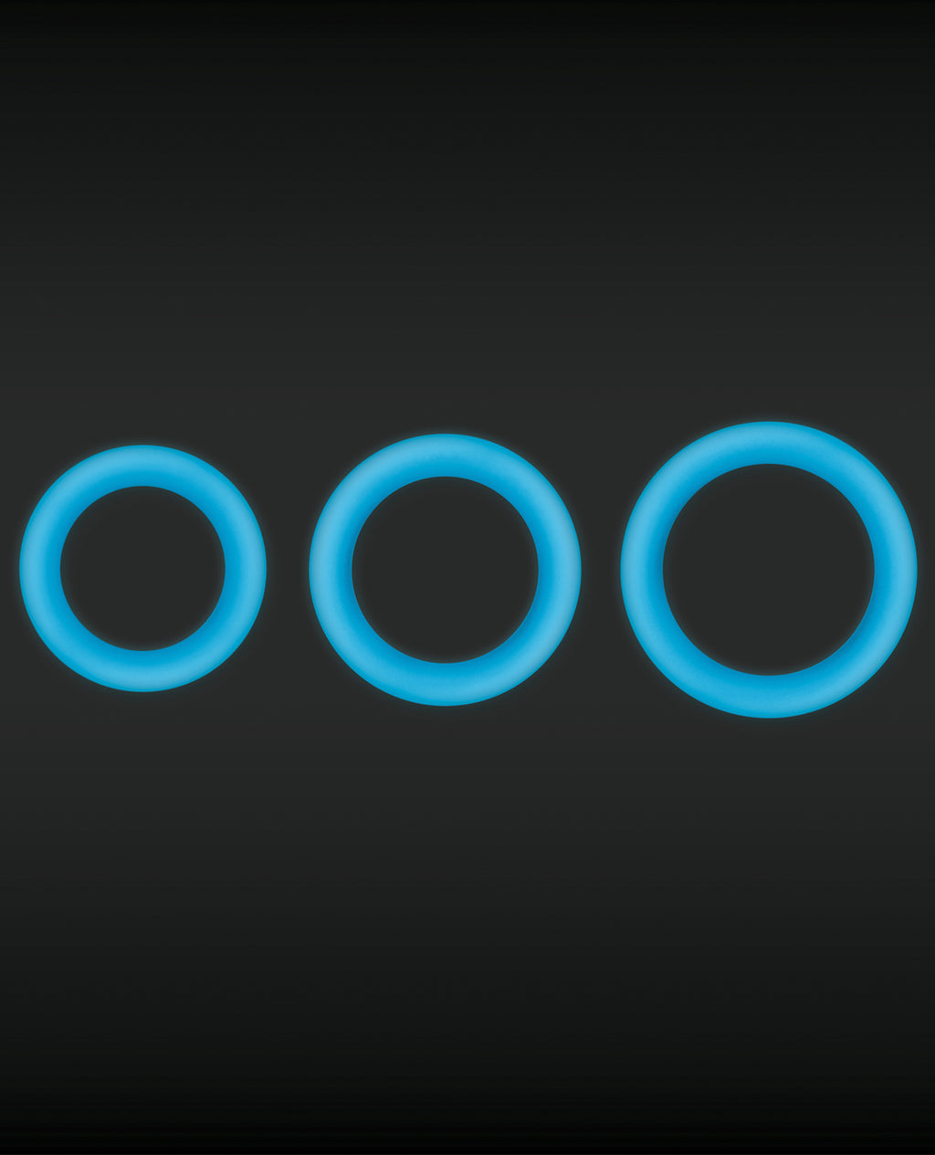 Firefly Halo Small Cockring - Blue