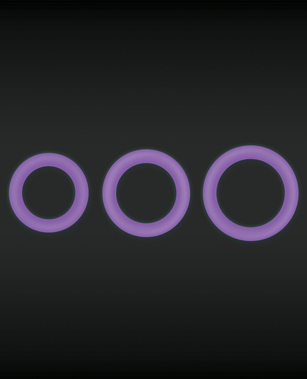 Firefly Halo Medium Cockring - Purple