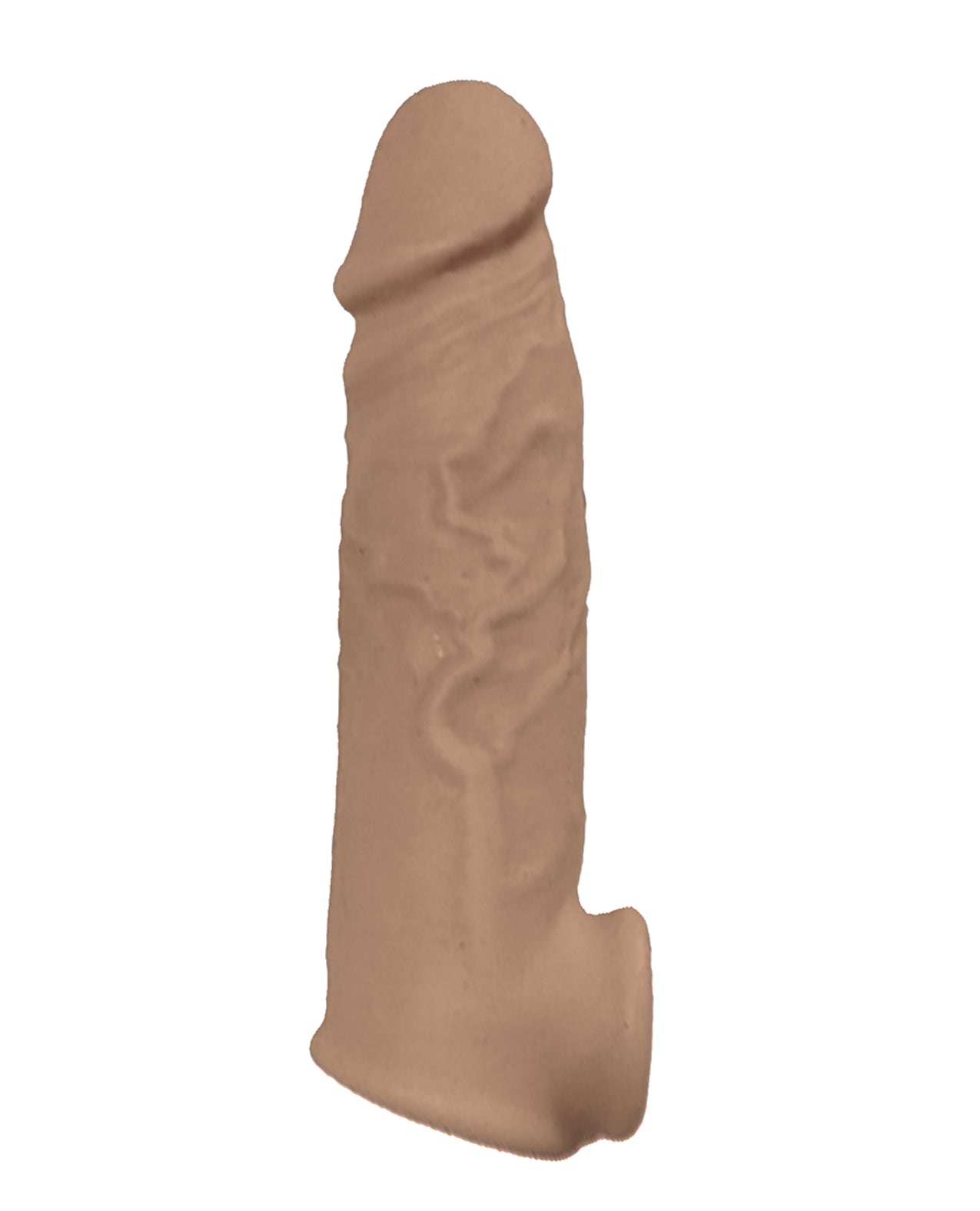 Natural Realskin Natural Realskin Vibrating Penis Xtender - Brown - Image 2