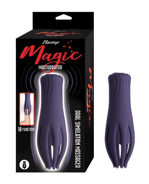 Nasstoys Magic Oral Simulation Masturbator - Purple - Image 5