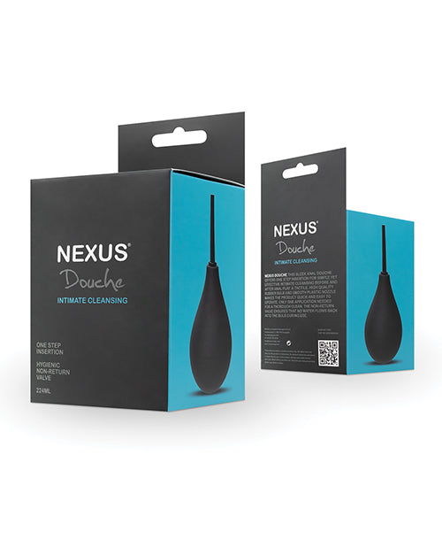 Nexus Non-Return Valve Anal Douche - 224 ml Black