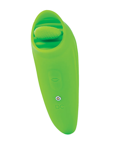 Space Starburst Clitoral Licking Vibe - Neon Green