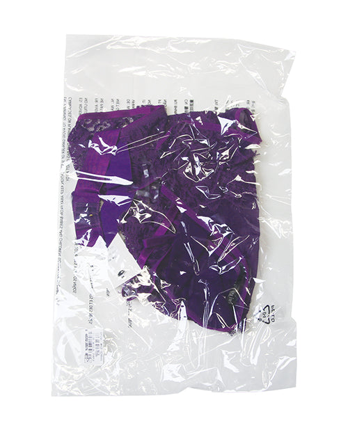 Kennedy Lace and Mesh Teddy - Purple MD