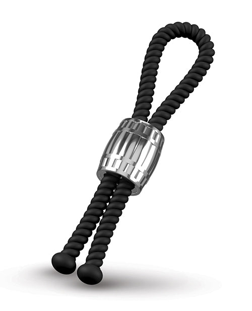 Rebel Heavy Rope Cock Lasso - Black