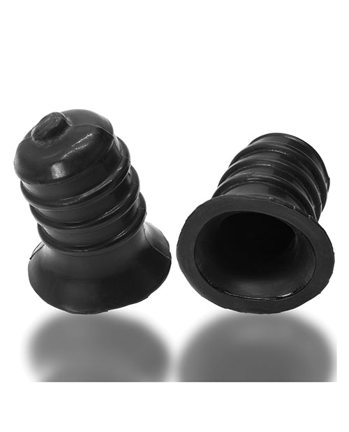 Oxballs Ribnibs Curved Springy-Ribbed Nip Suckers - Special Edition Night