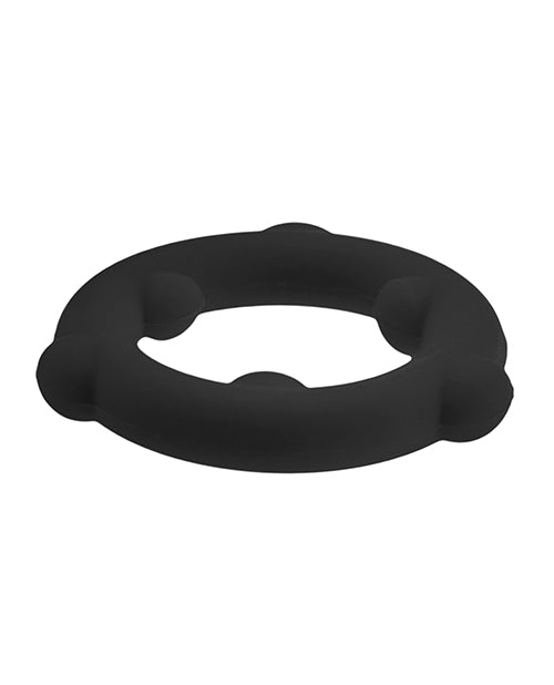 Oxballs Spinner Single Silicone Ring - Black