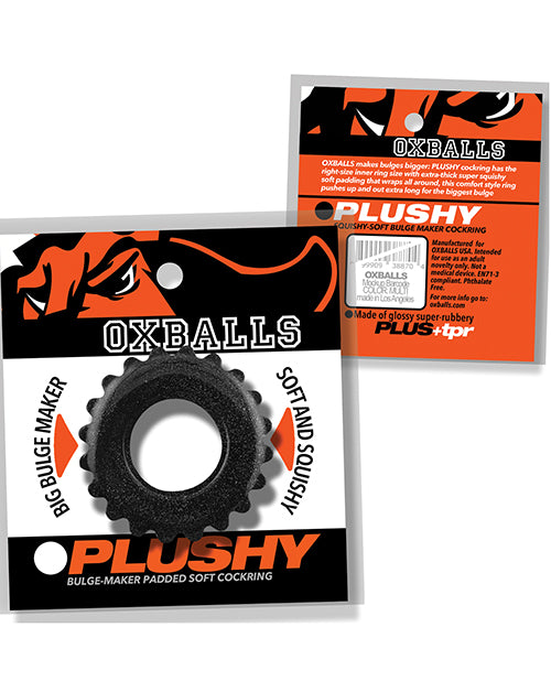 Oxballs Plushy Single Ring - Black Mica