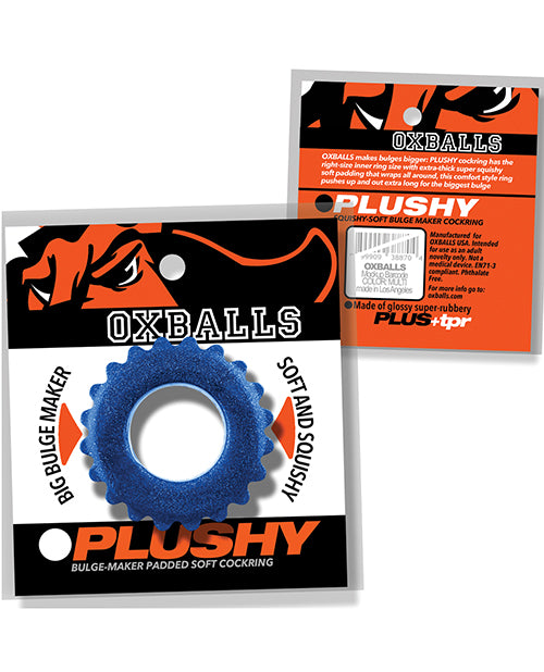 Oxballs Plushy Single Ring - Blue Fire