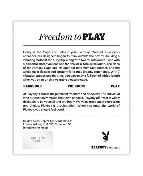 Playboy Playboy Pleasure Fantasy Cage - Lilac - Image 7