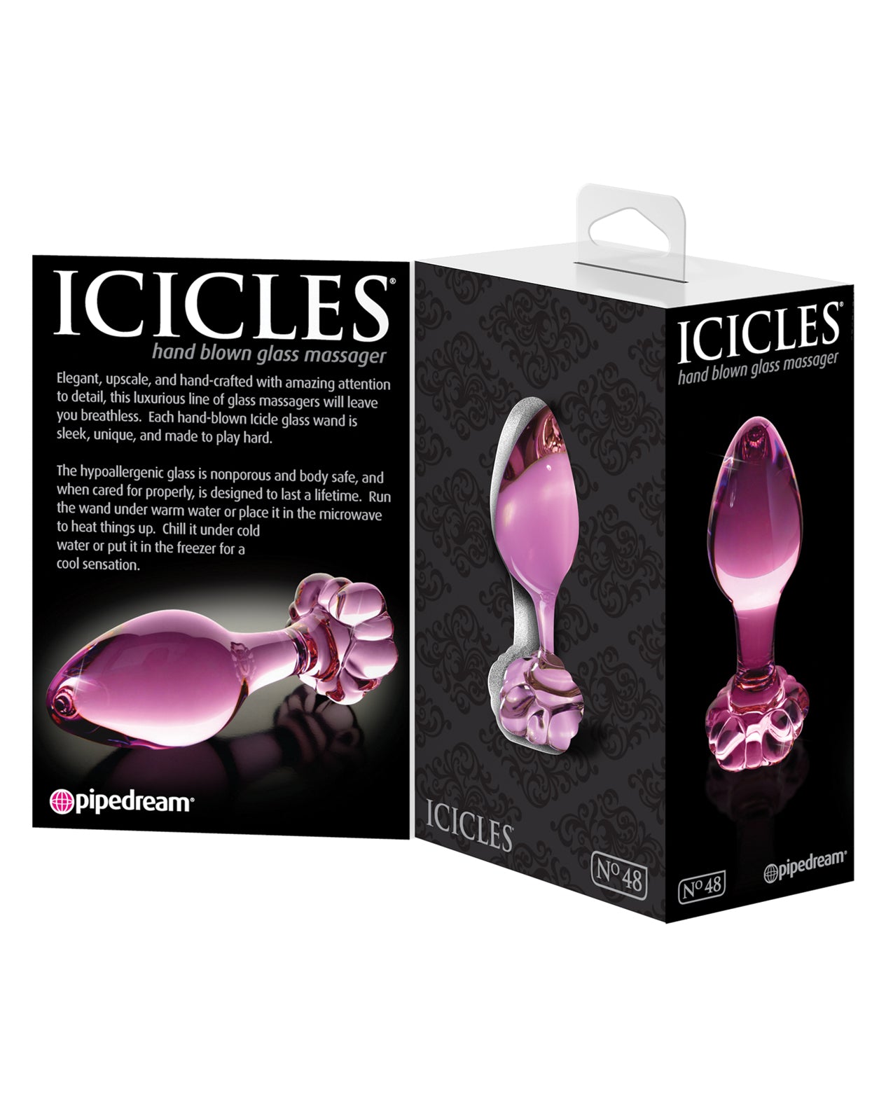 Icicles No. 48 Butt Plug - Pink
