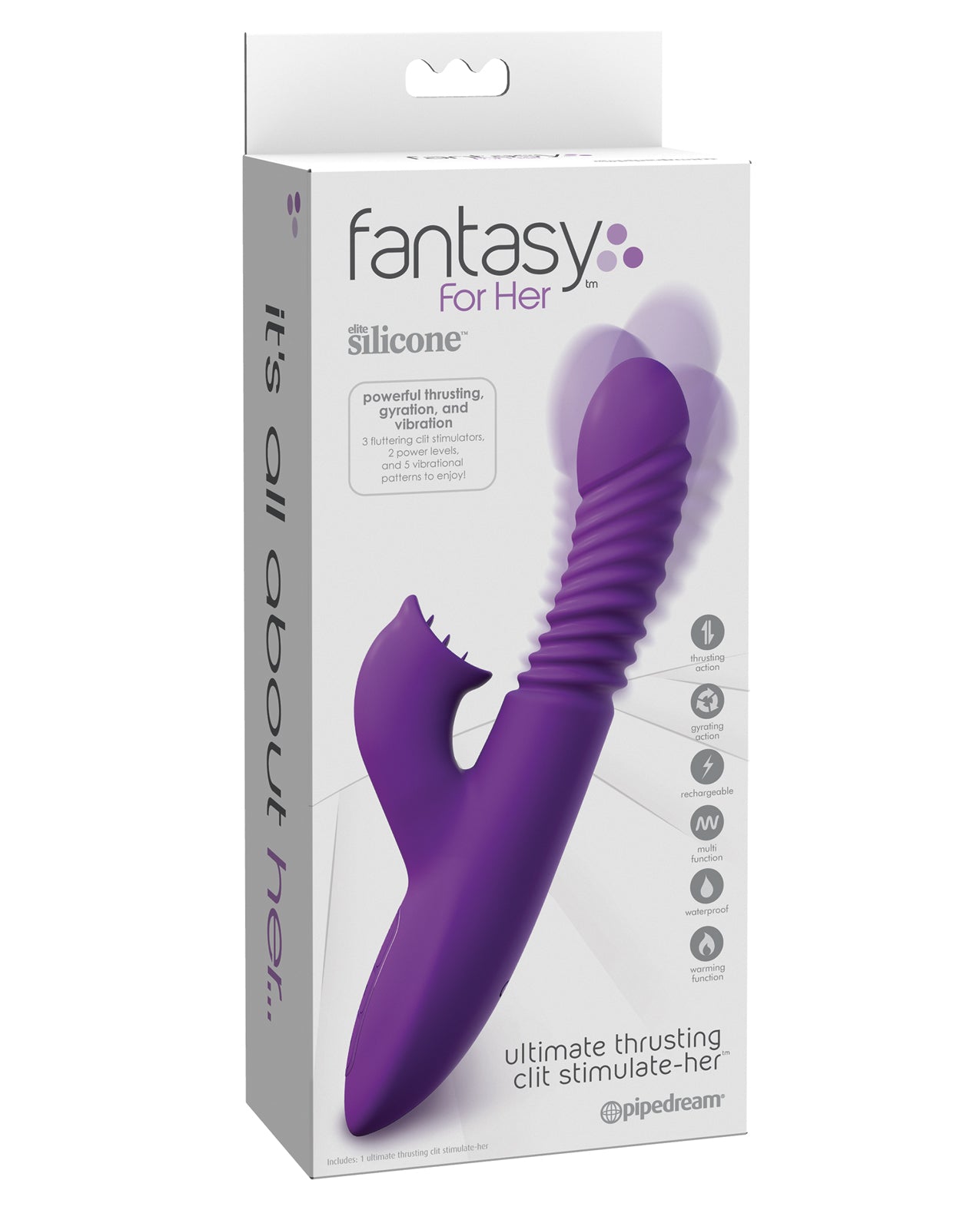Fantasy For Her Ultimate Thrusting Clit Stimulate-Her - Purple