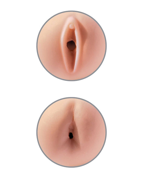 Pipedream Extreme Toyz Tight Grip Dual Density Squeezable Strokers - Pussy & Ass