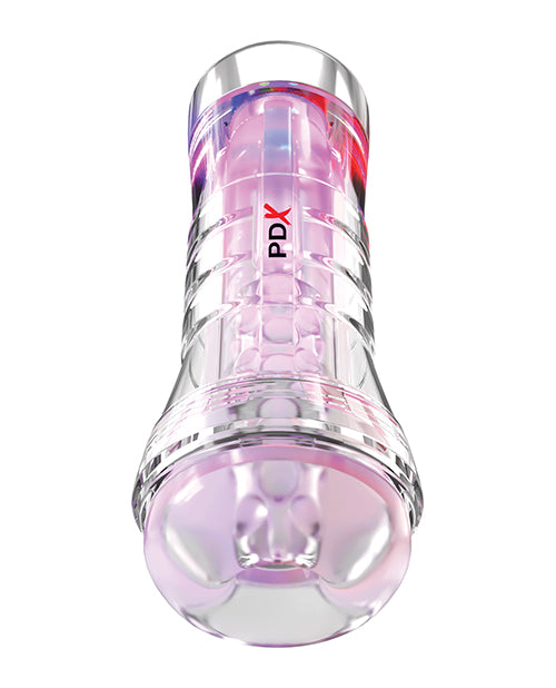 PDX Elite PDX Elite ViewTube XXL See-Thru EZ-Grip LED Stroker - Clear - Image 2