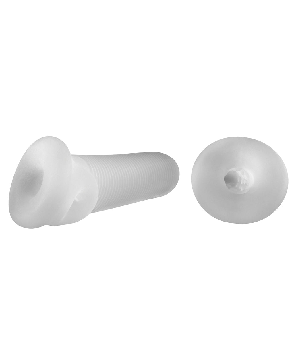 Perfect Fit Perfect Fit Fat Boy Micro Ribbed Sheath 5.5" - Clear - Image 5