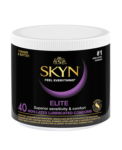 Lifestyles Lifestyles SKYN Elite Ultra Thin Condoms - Bowl of 40 - Image 3