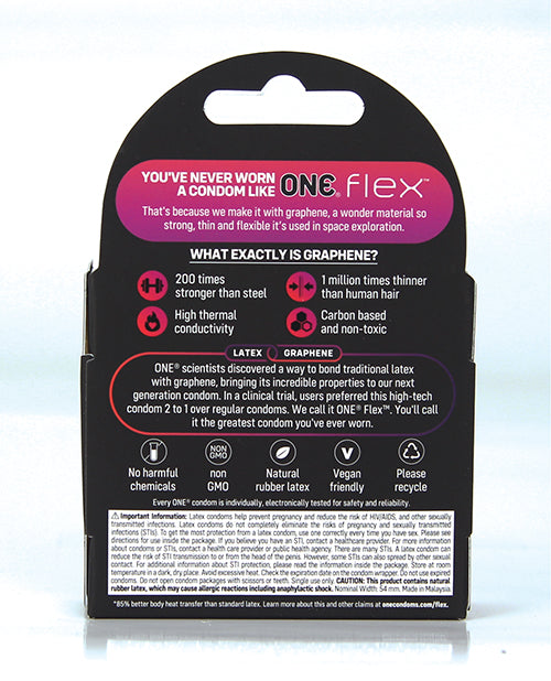 One Flex Ultra-Thin Condoms - Pack of 3