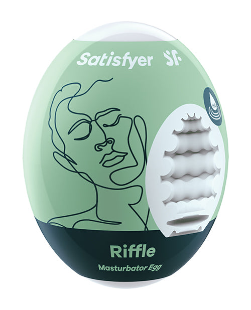 Satisfyer Satisfyer Masturbator Egg Riffle - Light Green